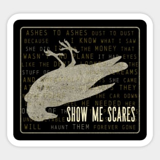 Show Me Scares Bird Logo Sticker